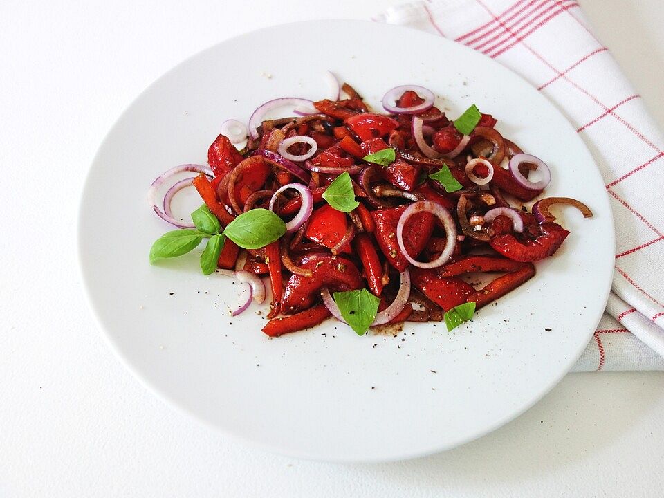 Paprika-Tomatensalat von Hasefratz| Chefkoch