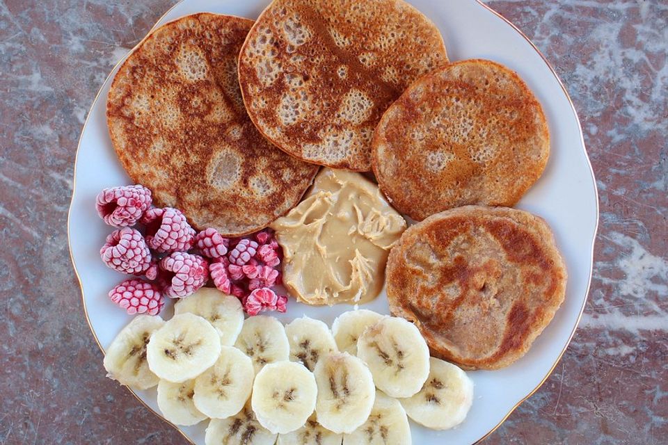 Vegane Bananen-Pancakes