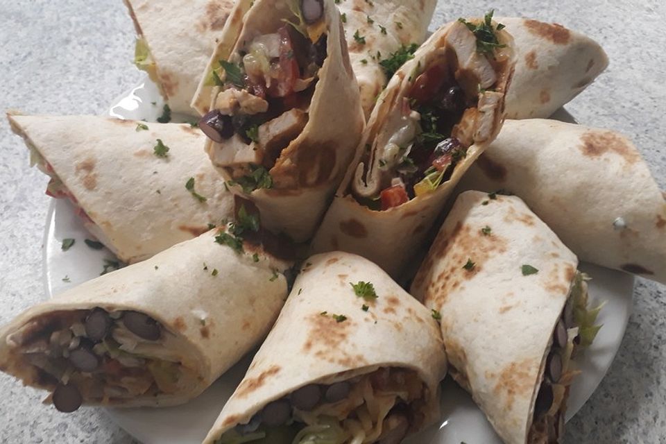 Mexikanische Wraps