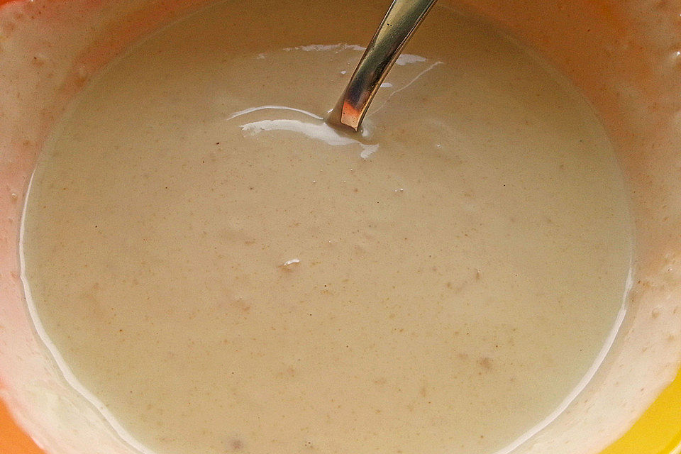 Meys Erdnussbutter-Joghurt-Kokosmilch-Dressing