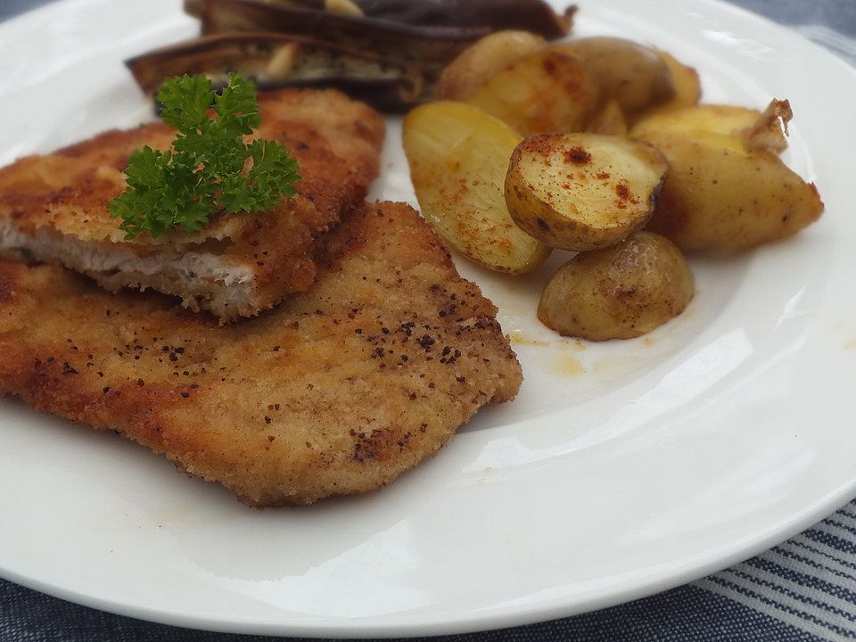 Fletchers Wiener Schnitzel mit Bratkartoffeln von fletcher| Chefkoch