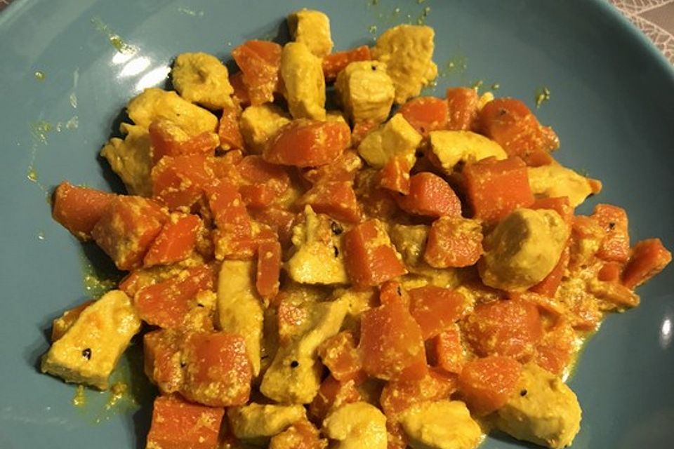 Low Carb Hähnchencurry