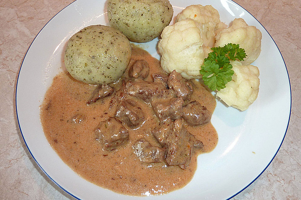 Rahmgulasch deutsche Art Rahmgulasch deutsche Art