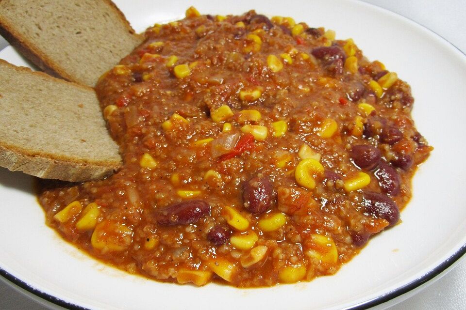 Chili sin Carne mit Grünkern