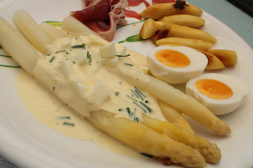 Spargel mit Chicas Bozner Soße