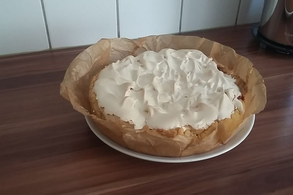 Rhabarberkuchen mit Baiser