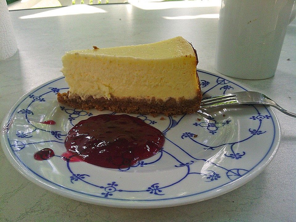 American Cheesecake mit Cranberrysauce von meisbaer Chefkoch
