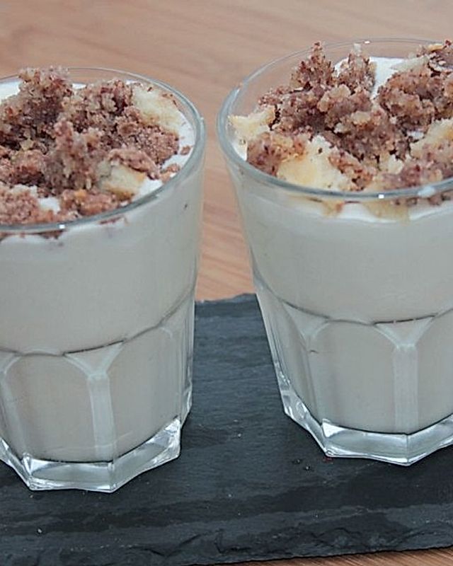 Quark-Sahne Dessert mit feiner Vanillenote