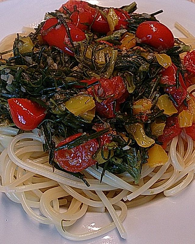 Mönchsbart-Spaghetti