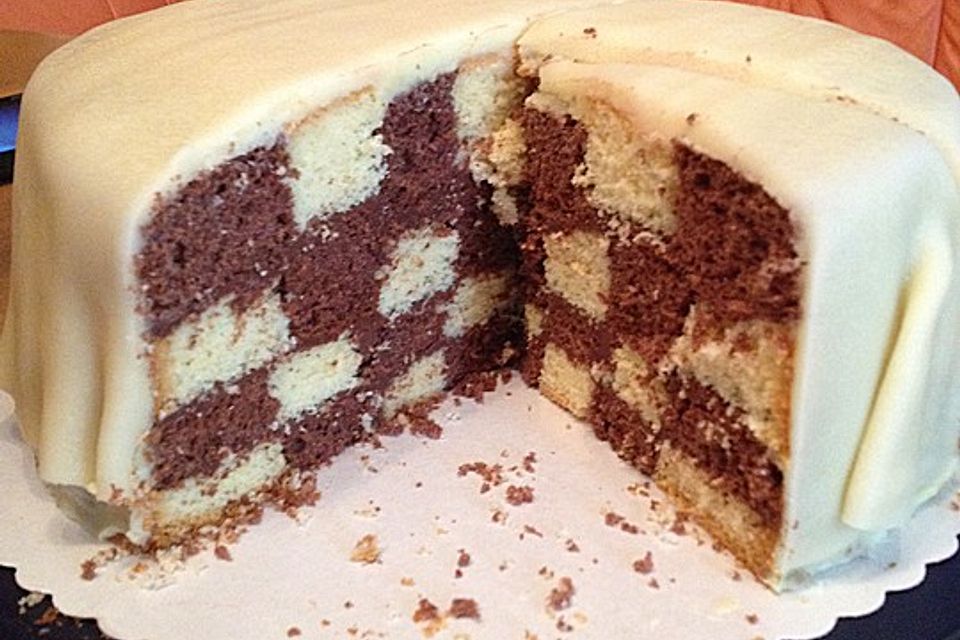 Schachbrettkuchen Schachbrettkuchen
