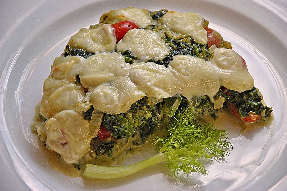 Fenchel-Spinat-Gratin