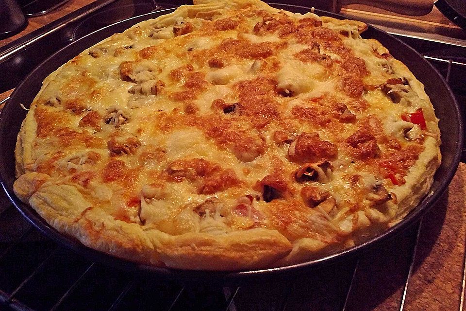 Schnelle Blätterteig-Quiche