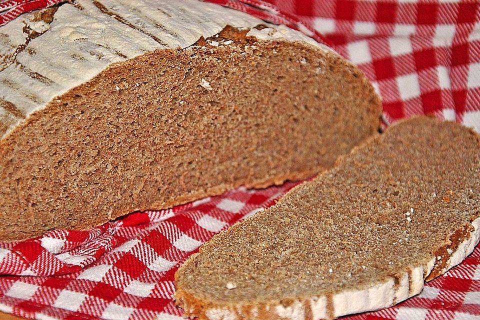 Dinkel-Roggen-Vollkornbrot