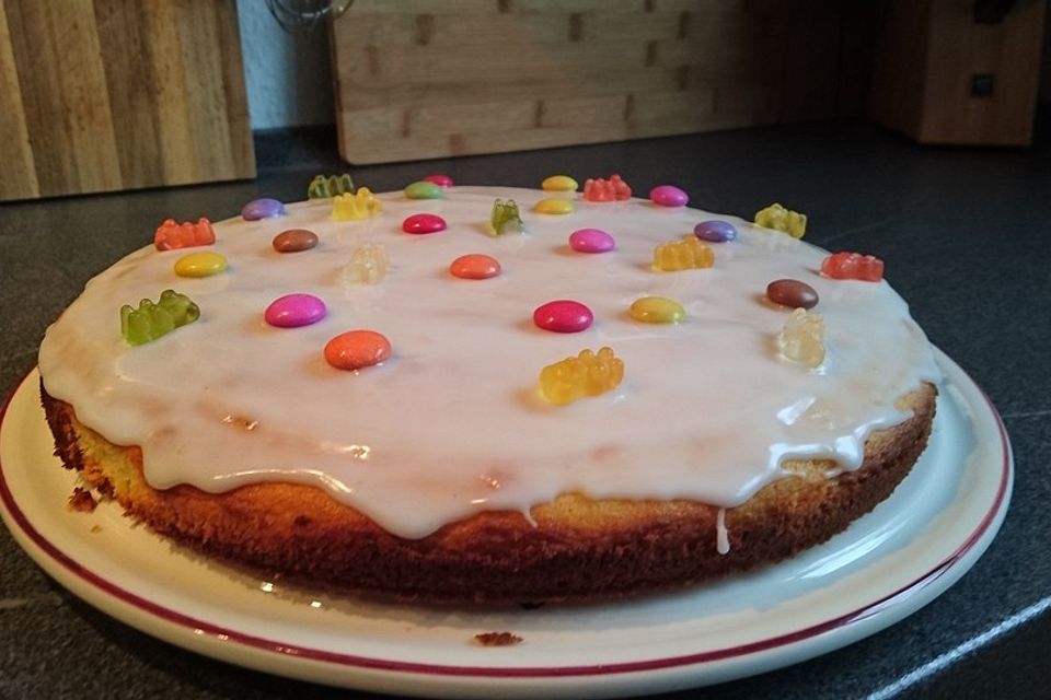 Schneller Zitronenkuchen auf dem Blech Schneller Zitronenkuchen auf dem Blech