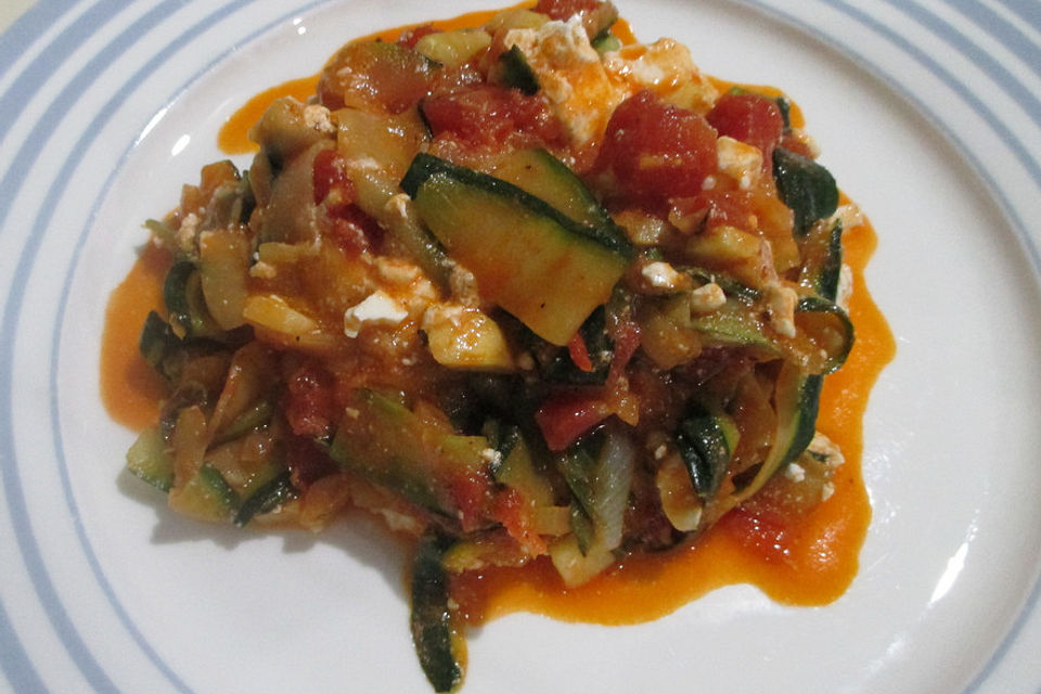 Zucchini-Nudeln Low Carb