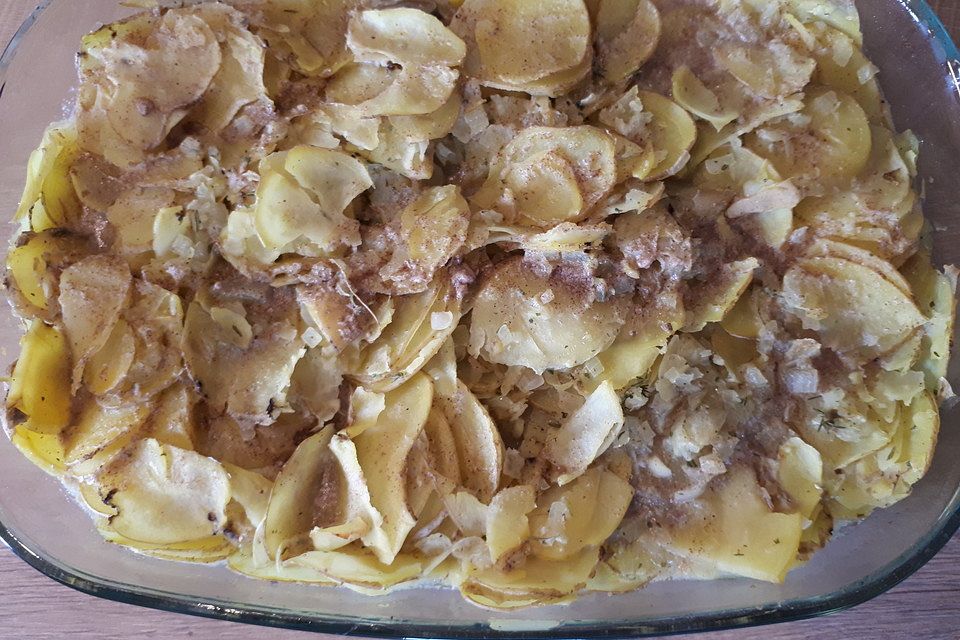Veganes Kartoffelgratin Veganes Kartoffelgratin