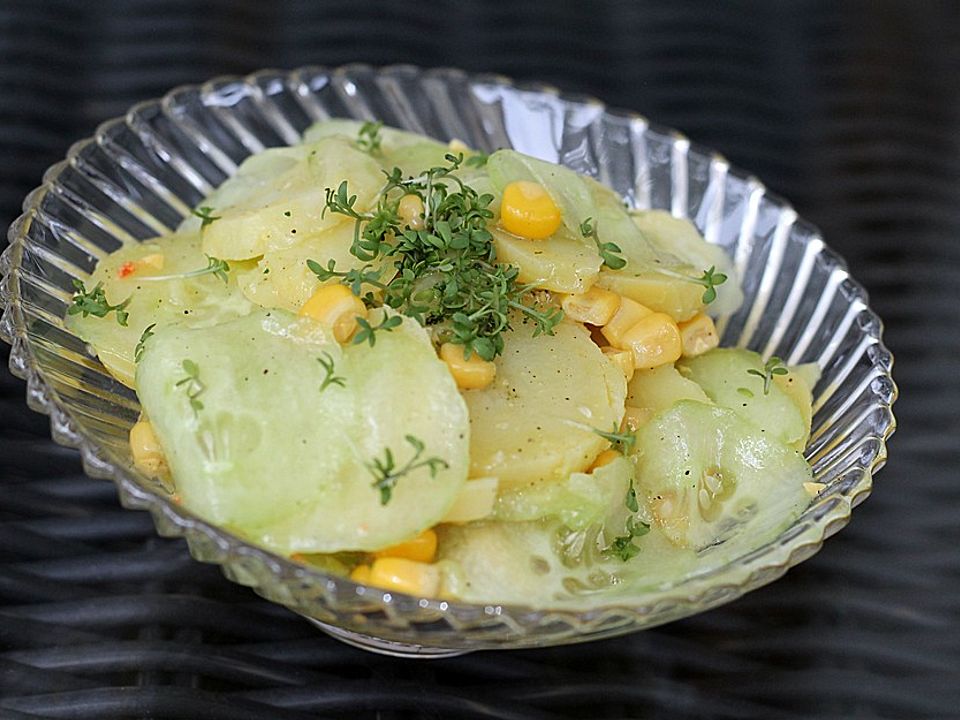 Kartoffel-Gurken-Mais-Salat von ducatina| Chefkoch