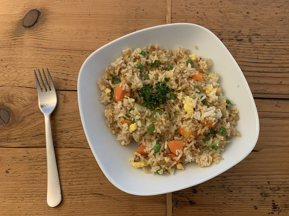 Vegetarischer Fried Rice Von Blondesengelchen Chefkoch