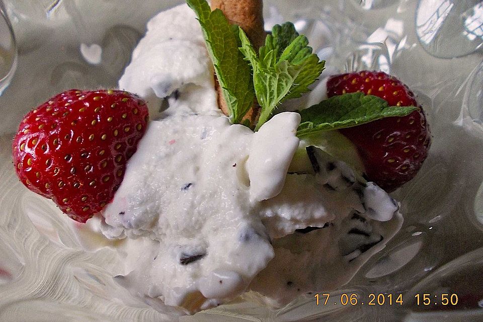 Stracciatella-Eis