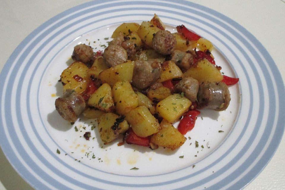 Kartoffel - Bratwurst - Pfanne