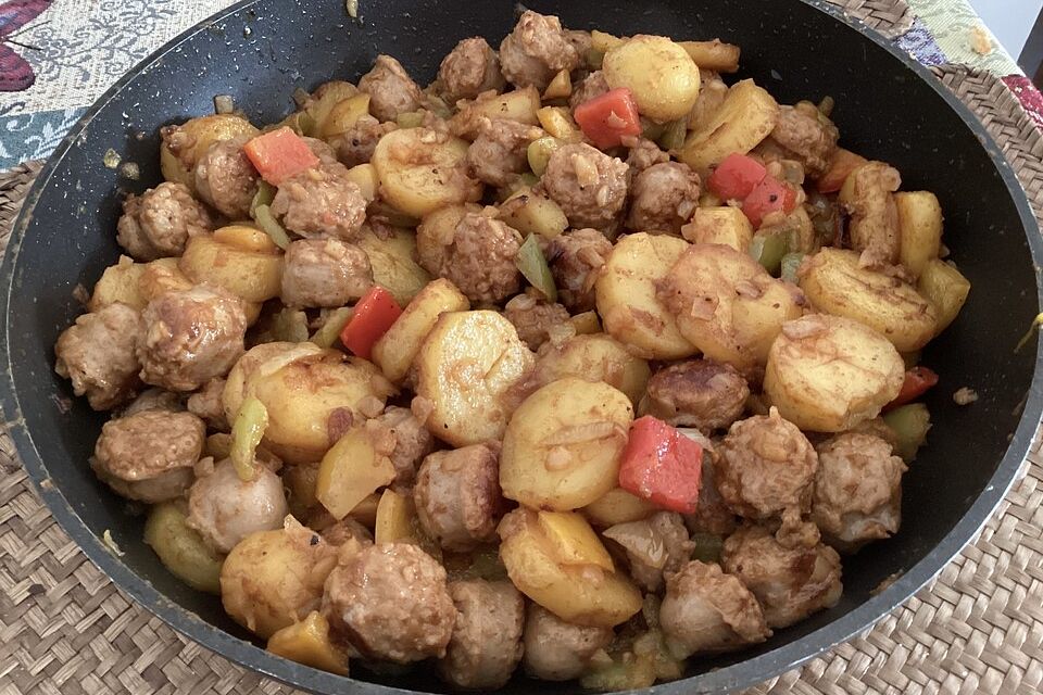 Kartoffel - Bratwurst - Pfanne