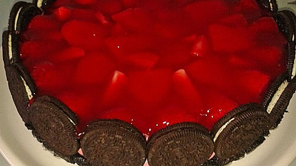 Oreo-Erdbeer-Zitronencreme-Torte von Emy-Lotti| Chefkoch