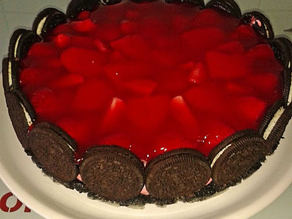 Oreo-Erdbeer-Zitronencreme-Torte von Emy-Lotti| Chefkoch