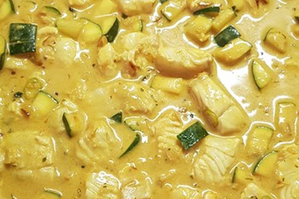 Fischcurry auf Goa-Art