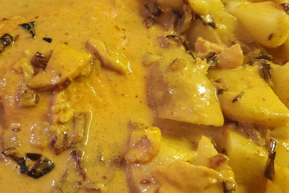 Fischcurry auf Goa-Art