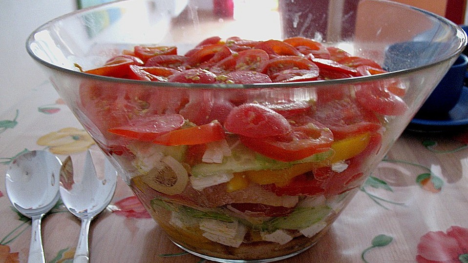 Mediterraner Schichtsalat von moon66