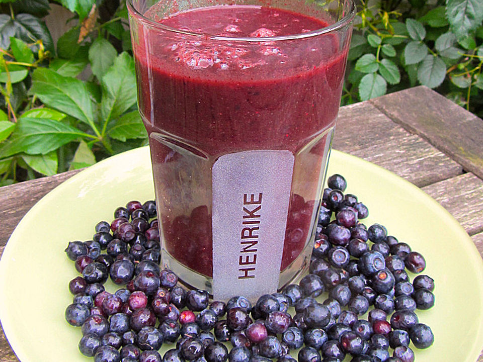 Lila Sommersmoothie von vetti| Chefkoch