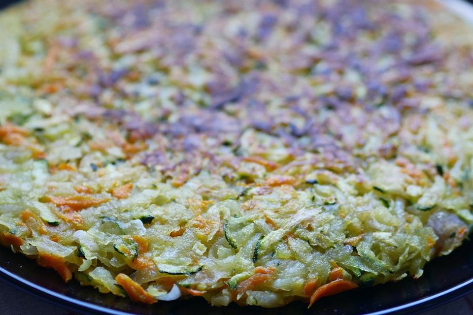 krümeltigers Zucchini-Kartoffel-Karotten-Rösti