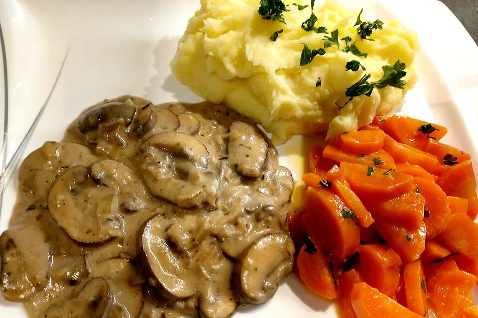 Cremige Champignonsauce Cremige Champignonsauce