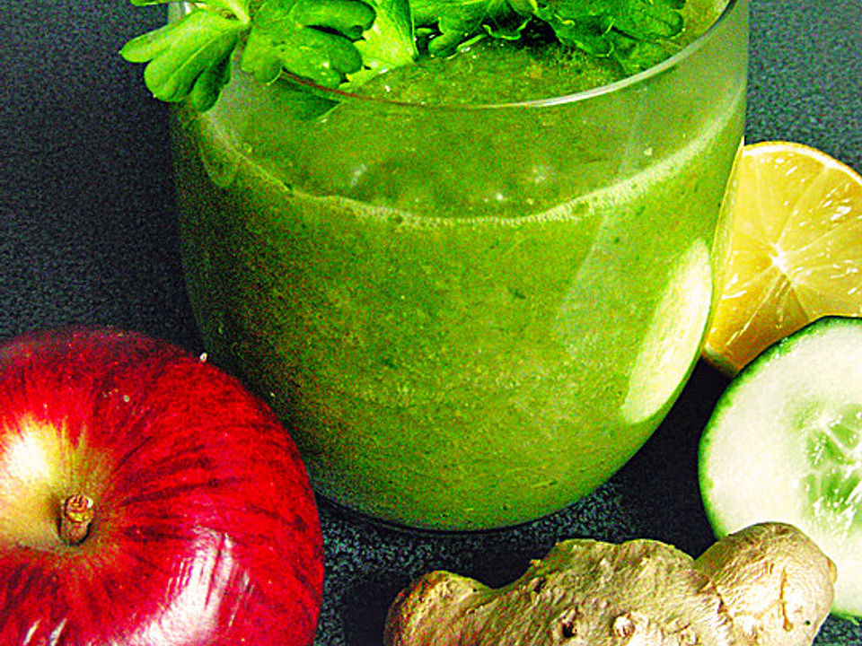 Grüner Smoothie mit Ingwer und Petersilie von Saryna| Chefkoch
