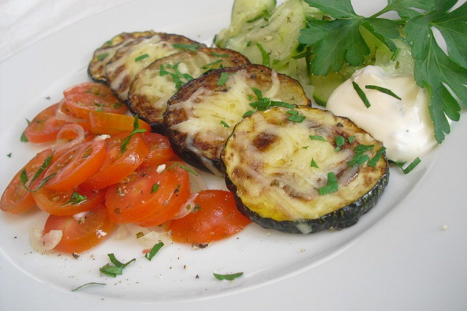 Gebratene Zucchini