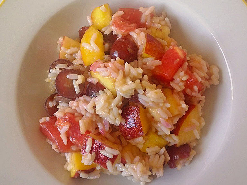 Reissalat mit Früchten von chey2000| Chefkoch