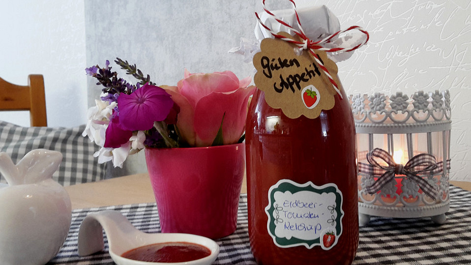 Süßer Erdbeerketchup von Gretsi Süßer Erdbeerketchup von Gretsi