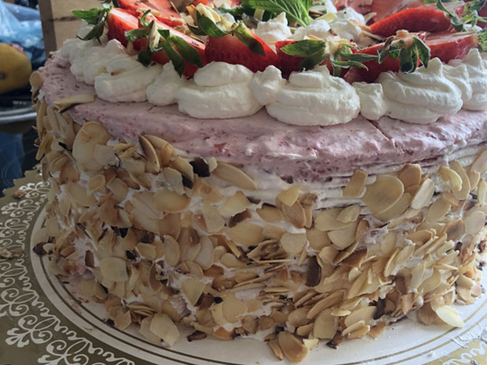 Erdbeersahnetorten Rezepte, Erdbeertorte Erdbeertorten Leckere Backrezepte