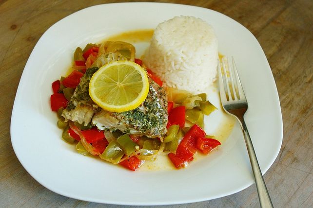 Kabeljau in Weißwein und Paprika à la Gabi von gabriele9272| Chefkoch