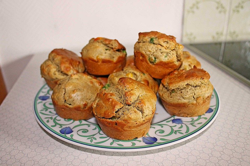 Pesto-Gemüse-Muffins