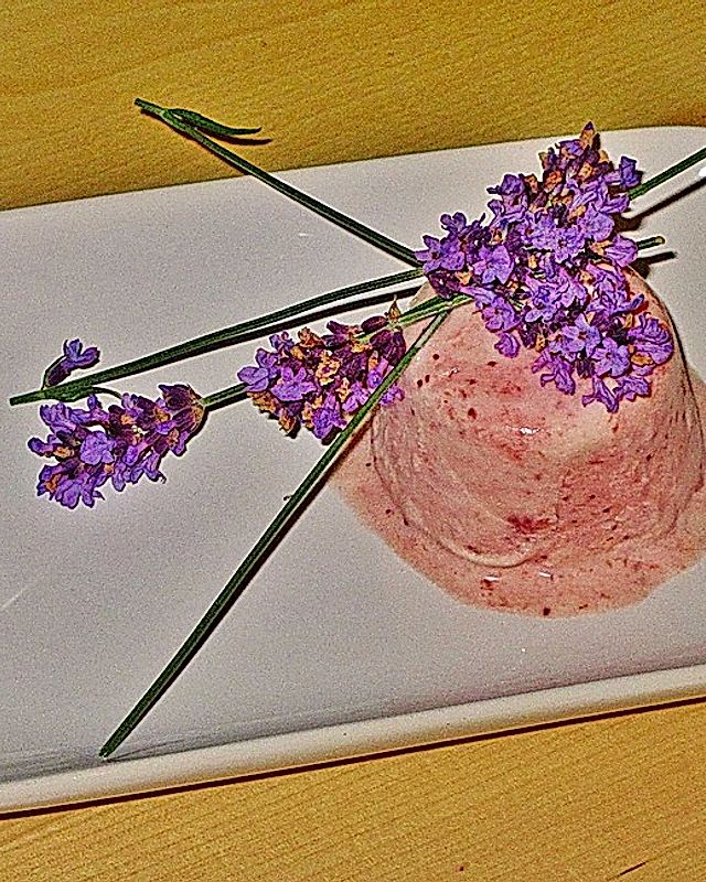 Erdbeer-Rhabarber-Joghurt-Eis