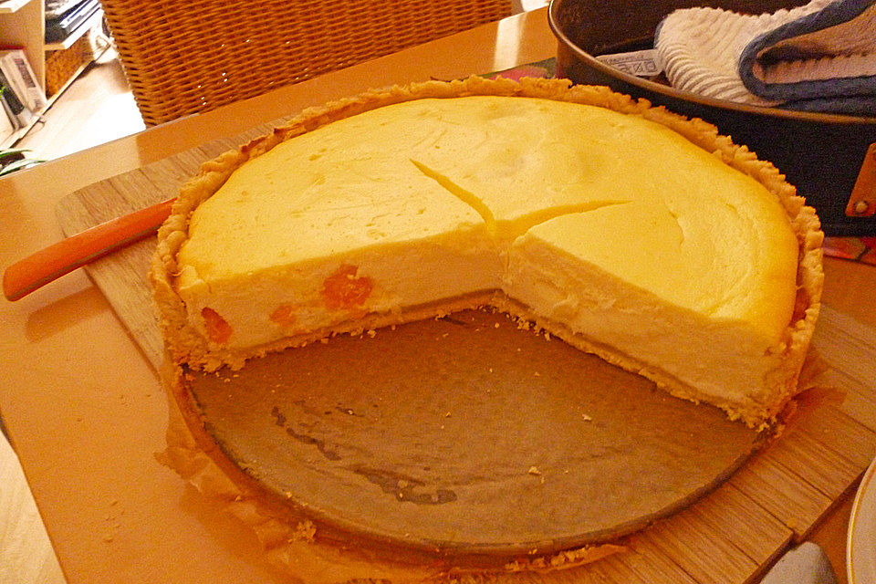 Käsekuchen mit Frischkäse und Mascarpone