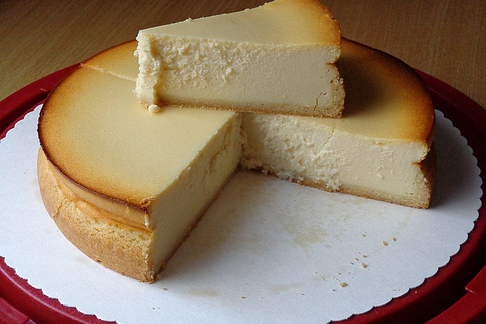 Käsekuchen mit Frischkäse und Mascarpone