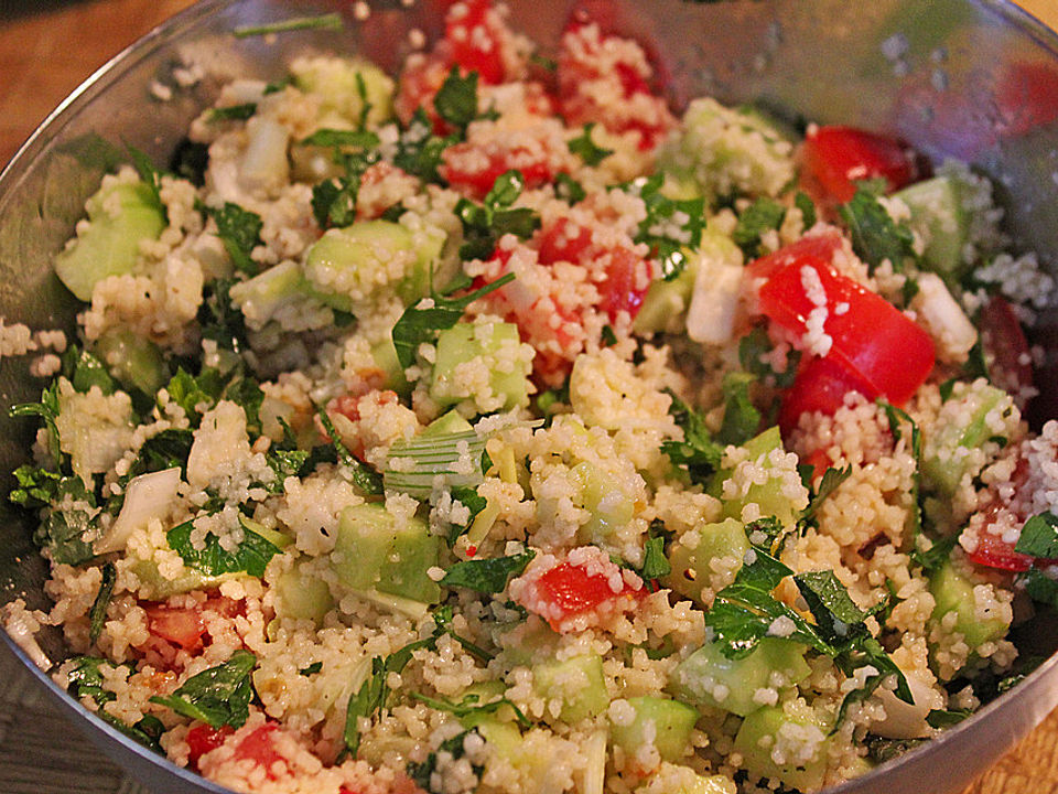Couscous-Salat mit Gemüse und Minze von Happiness | Chefkoch