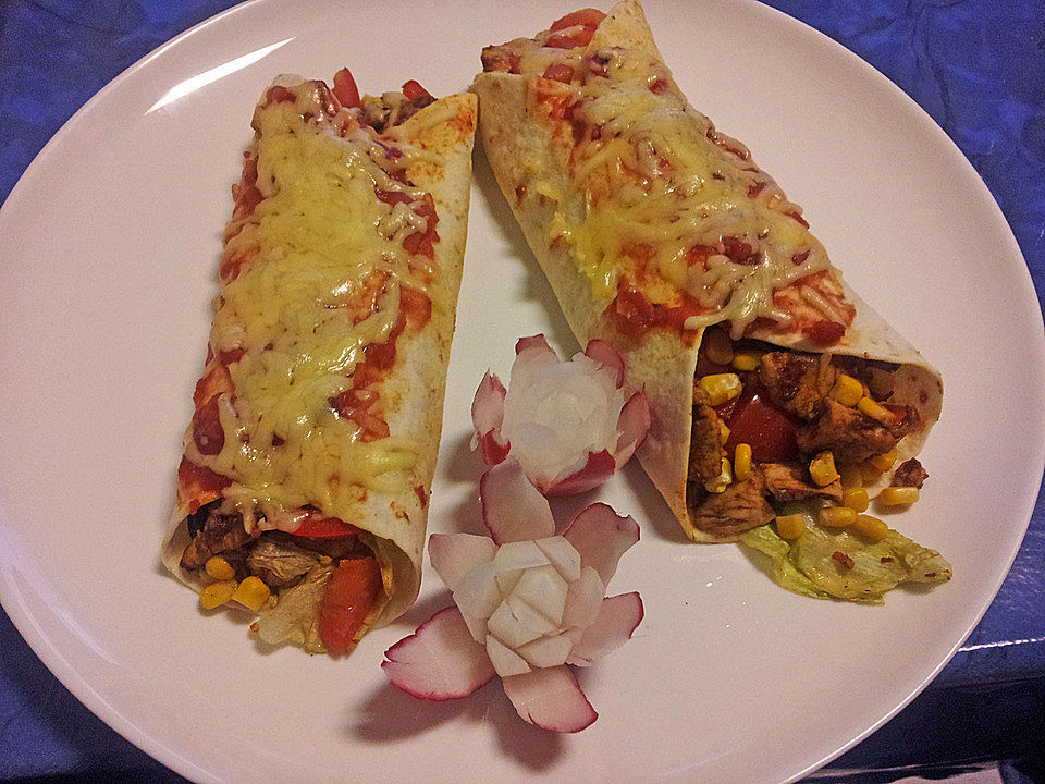Überbackene Enchiladas mit Hähnchen von SpiderJones | Chefkoch