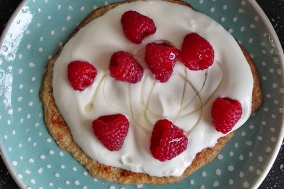 Gesunde Bananen-Haferflocken-Pfannkuchen