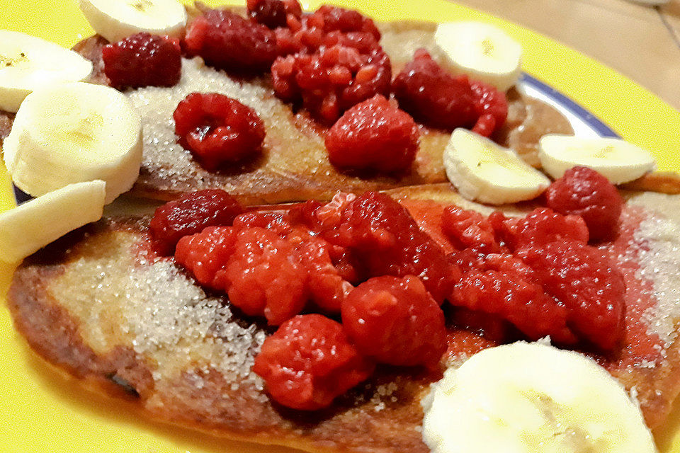 Gesunde Bananen-Haferflocken-Pfannkuchen