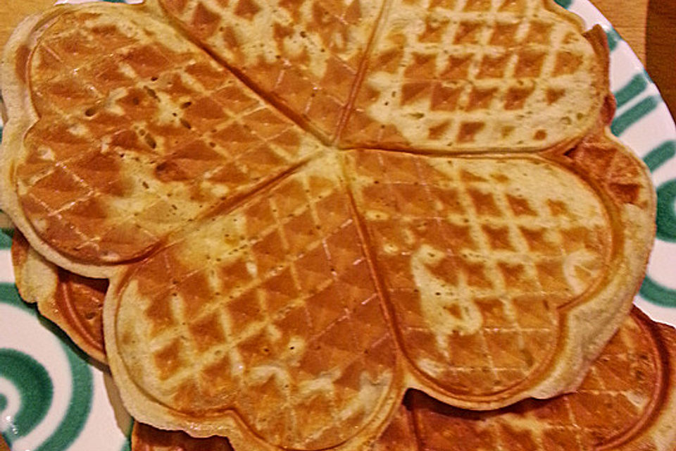 Waffeln ohne Fett