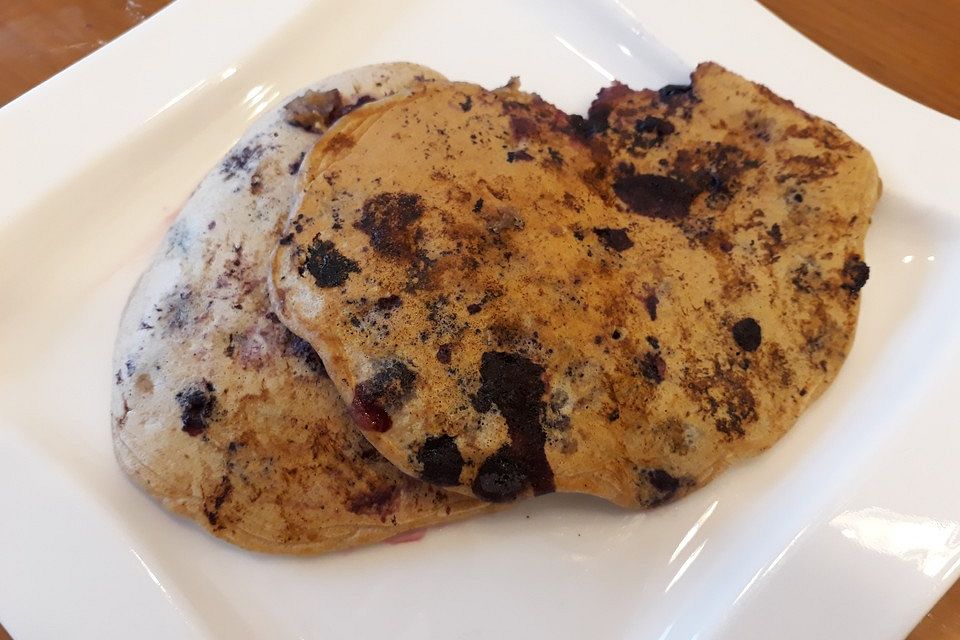 Dinkel-Blueberry-Pancakes Dinkel-Blueberry-Pancakes