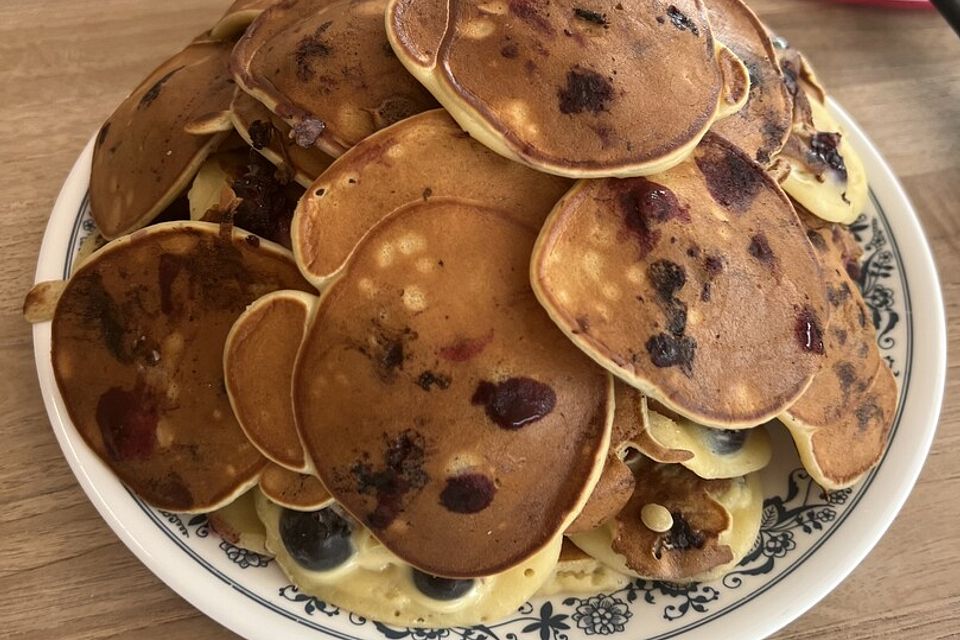 Dinkel-Blueberry-Pancakes Dinkel-Blueberry-Pancakes